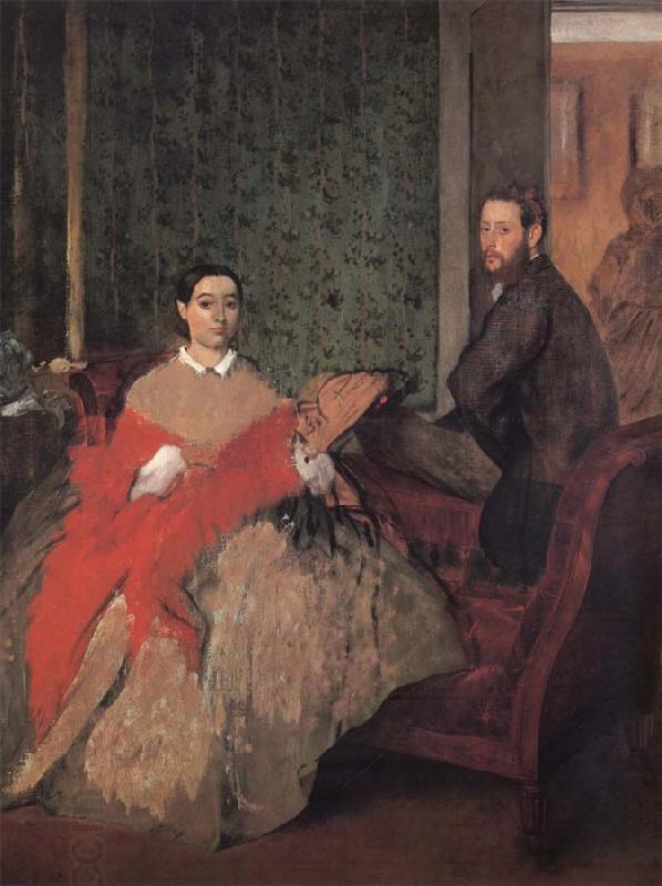 Edgar Degas M.et M Edmond Morbilli China oil painting art